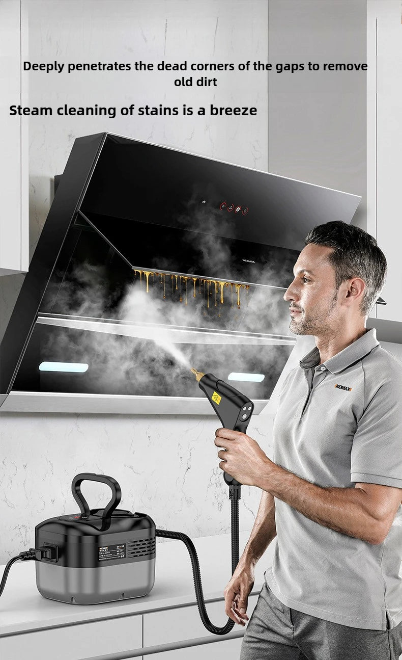 2500W Household high pressure steam cleaner Portable Handheld cleaner Air conditioner Kitchen Car Hood Steam Cleaning machine