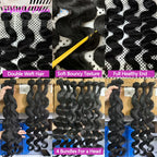 30 32 Inch Body Wave Bundles Human Hair 100% Human Hair Bundles 95g Per Bundle Brazilian Weave Bundles 2-4 Days Delivery