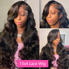 HD Transparent 13x4 13x6 Body Wave Lace Front Wig Pre Plucked 360 Lace Frontal Wig Human Hair Wigs For Women 7x6 Wig 200 Density