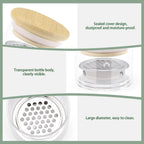 Nail Art Brushes Washing Cup Nail Brush Cleaner Dappen Dish with Lid 3.8*5cm Nail Glitter Acrylic Liquid Powder Removal Cup