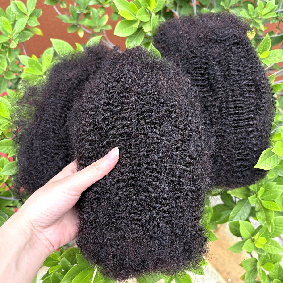 10-16Inch Natural 4C Afro Kinky Curly Bulk Human Hair Extensions No Weft Brazilian Remy Bulk for Locs Braiding Hair