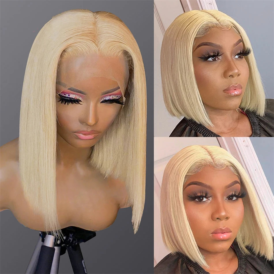613 Blonde HD Transparent Lace Frontal Human Hair Wigs Tuneful 613 Malaysian Bone Straight 13x4 13x6 Lace Front Human Hair Wigs