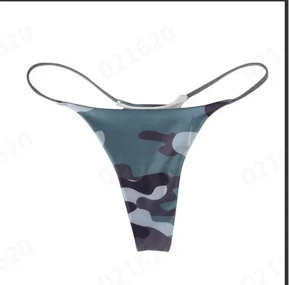 Leopard Print G-String Women's Low Waist Seamless Underwear Breathable Hot Sexy Panties Female Bikini T Back Briefs Thongs Women