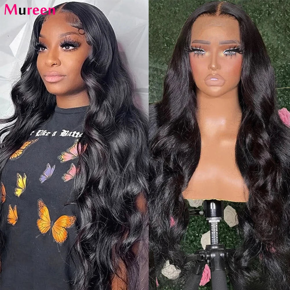 13x6 Body Wave Lace Front Wigs 100% Human Hair 250 Density Pre Plucked 13x4 HD Transparent Lace Frontal Wig Human Hair for Women