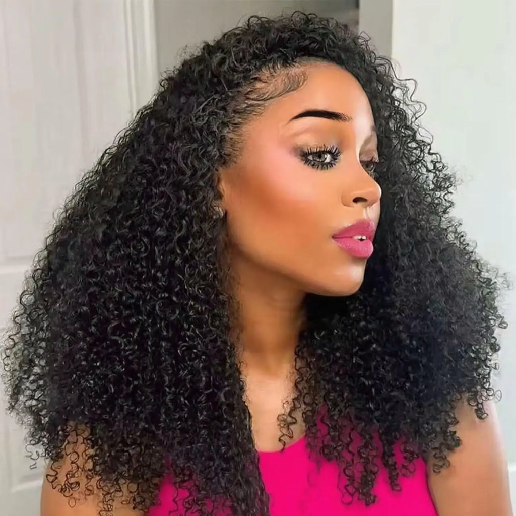 200% Density 20 Inch Body Wave Headband Wig Human Hair for Black Women None Lace Front Wigs Wear And Go Machine Made Headband