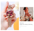 OLEVS Brand 2024 New Fashion Hollow Mechanical Watch for Women Luxury Stainless Steel Strap Waterproof Luminous Womens Watches