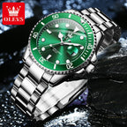 OLEVS Watches 5885 Mens Watch Original High Quality Quartz Watch Waterproof Luminous Calendar  Watches For Men Box Gifts Reloj
