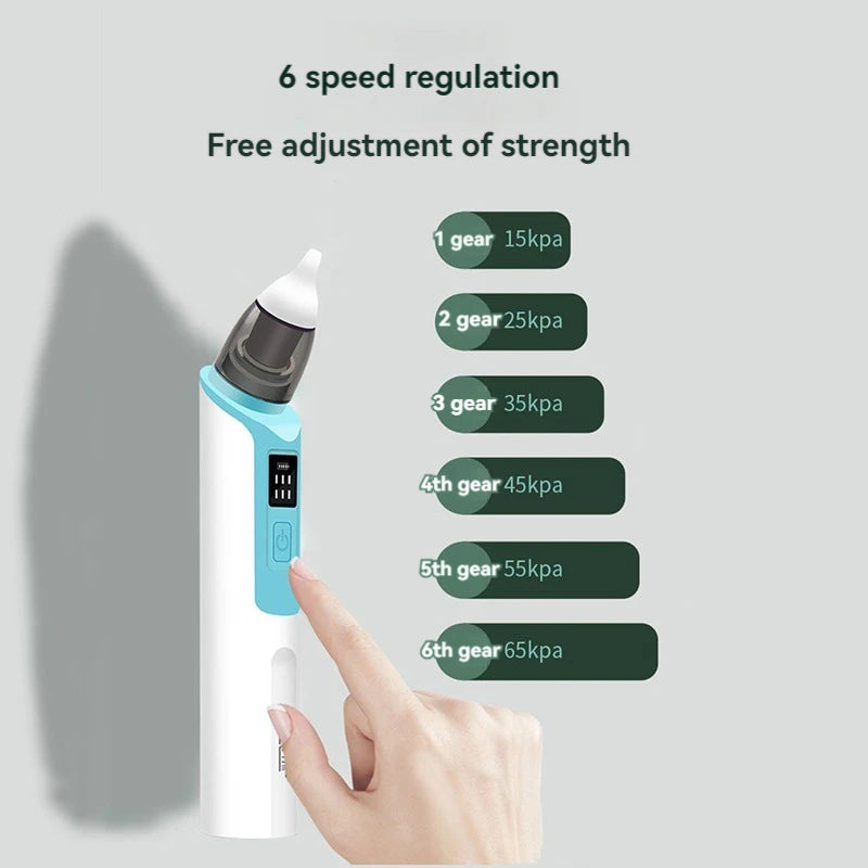 2025 New Pattern Baby Electric Nasal Aspirator Charging Version Newborn Baby Nasal Aspirator Suck Out Prevent Nasal Congestion