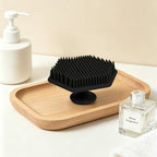 5pc Soft Silicone Exfoliating Brush Cleanser Manual Body Cleansing Body Care Scrubber Shower Gentle Massage Bath Brush For Men