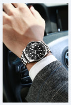 OLEVS Watches 5885 Mens Watch Original High Quality Quartz Watch Waterproof Luminous Calendar  Watches For Men Box Gifts Reloj