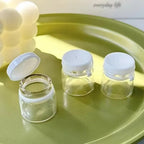 2/5PCS Clear Leak-Proof Travel Bottle for Makeup Remover & Lotion Containers Dispenser with Flip-Top Essence Bottled Separately
