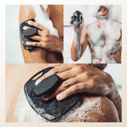 4-in-1 Multifunctional Cleaning Brush Silicone Shower Brush Set with Long Handle Massage Brush Bath Products And Tools