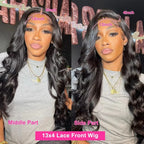 Raw Peruvian Body Wave 180% Density 30 32 inch 13x6 HD Lace Front Human Hair Wigs 13x4 Frontal Wigs Women Glueless Closure Wigs